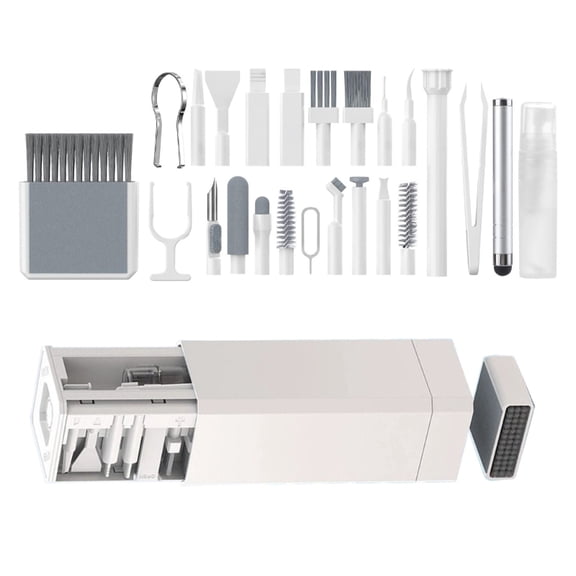Complete 32Piece Multiple Tool Cleaning Set For Electronics Computer Devices