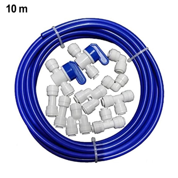 Complete 32ft RO Water Tubing Kit with 10 Quick Connectors for Purifiers