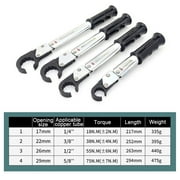 Complete 4 Piece Ratchet Torque Wrench Set For Automotive And Hvac Repair Needs Fangkenuo