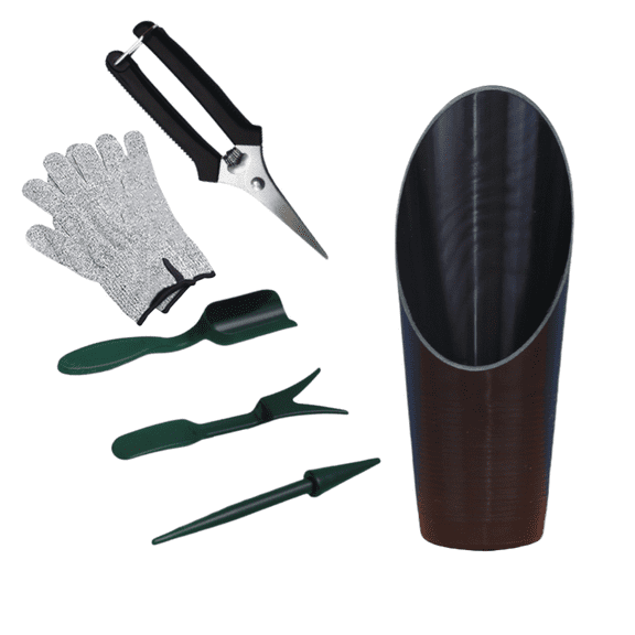 Complete 6Pcs Succulent Tools Set with Shovels and Rake for Easy Gardening
