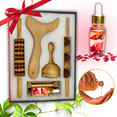 thumbnail image 1 of Phlorena Maderoterapia 7-in-1 Wood Therapy Tools Kit for Body Sculpting, Shaping, and Thai Massage, 1 of 7