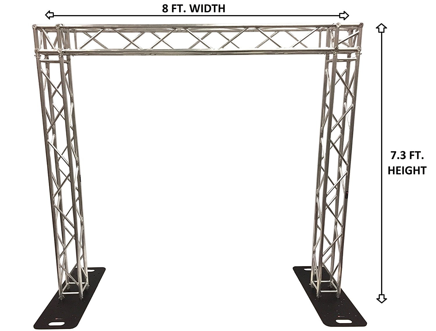 "8ft Complete Square Aluminum Truss Goal Post DJ Lights System for — free download