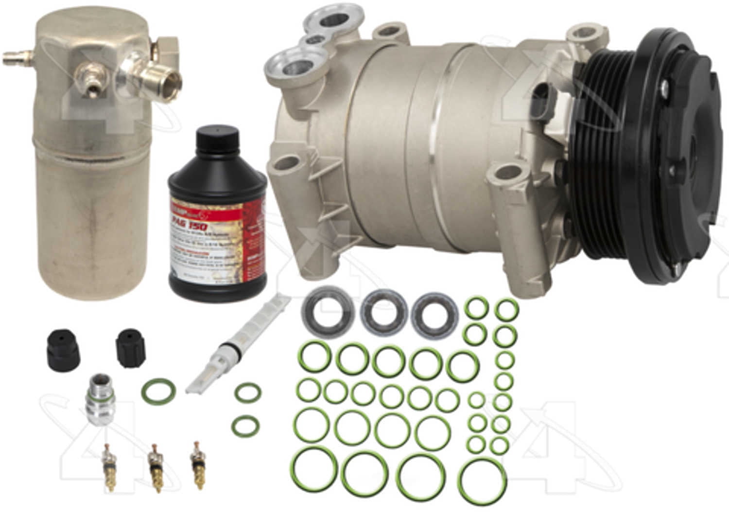 Four Seasons 1628NK Complete Air Conditioning Kit w/ New Compressor