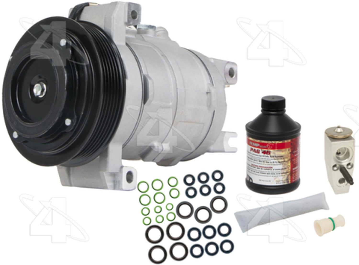 Four Seasons 7301NK Complete Air Conditioning Kit w/ New Compressor