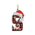 thumbnail image 1 of Complete Alphabet Christmas Ornaments, 26 Letters 2D Acrylic Hanging Pendants for Christmas Tree & Indoor Christmas Decorations, Holiday Home Party Decor, 1 of 6