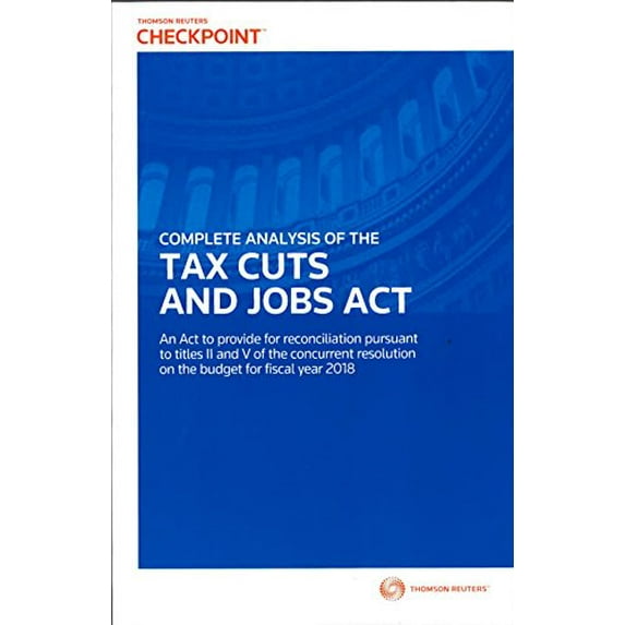 Pre-Owned Complete Analysis of the Tax Cuts and Jobs Act Paperback