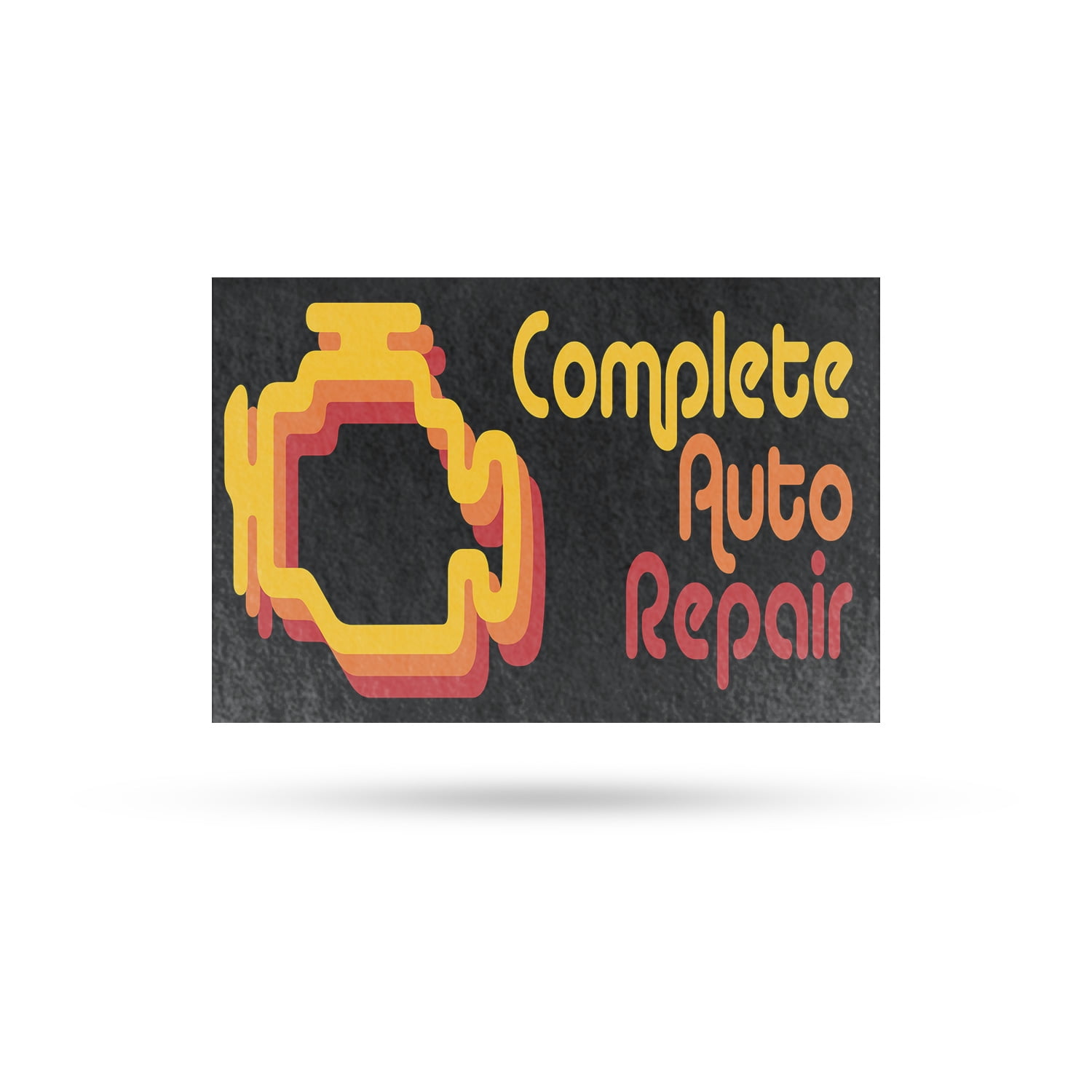 Complete Auto Repair Vinyl Decal 24 Inch x 36 Inch Weatherproof Heavy ...