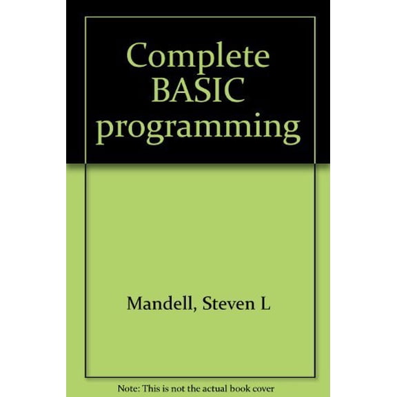 Pre-Owned Complete BASIC programming (Paperback) 0314779213 9780314779212