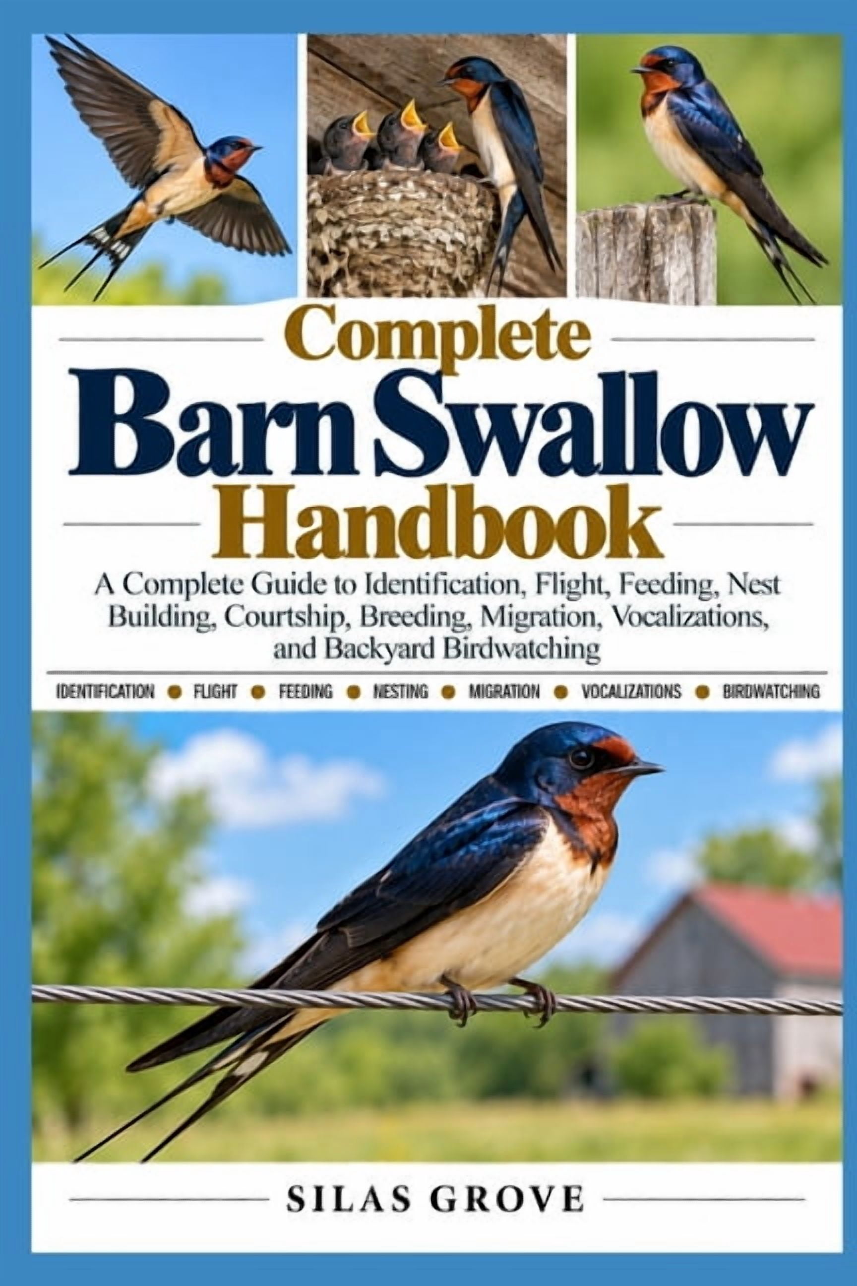 Complete Barn Swallow Handbook: A Complete Guide to Identification, Flight, Feeding, Nest ...