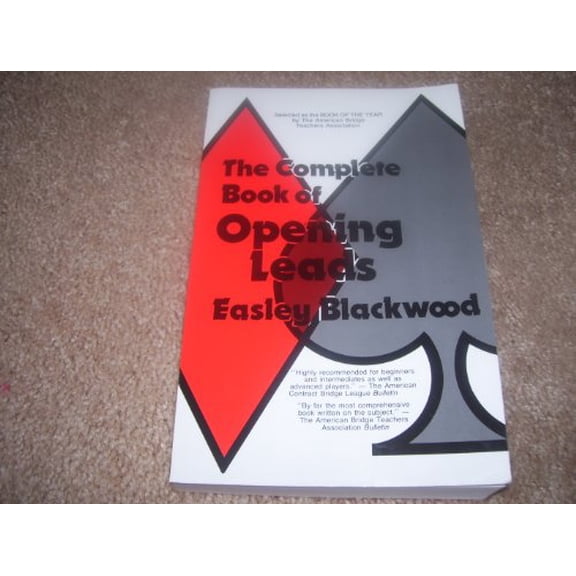 Pre-Owned Complete Book of Opening Leads (Paperback) 0910791058 9780910791052