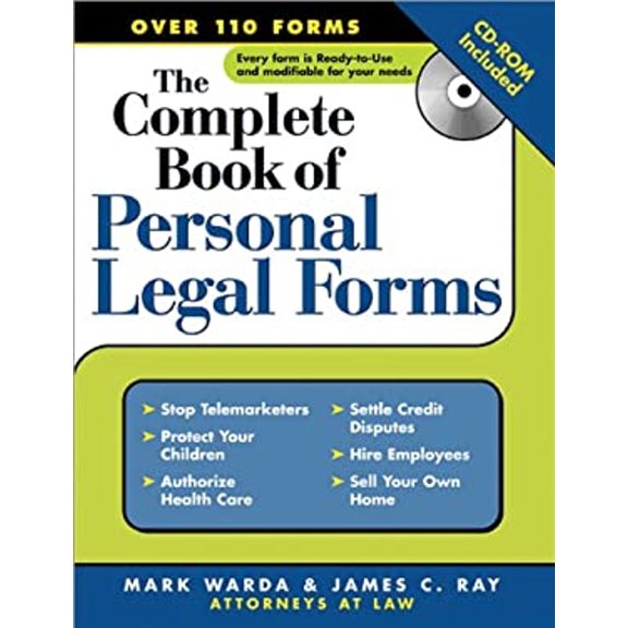 Pre-Owned The Complete Book of Personal Legal Forms (Paperback) 1572484993 9781572484993