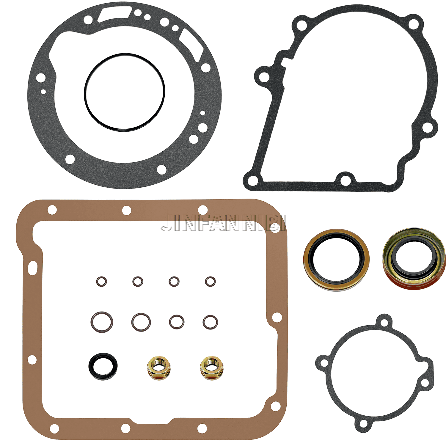 Complete C4 Automatic Transmission External Reseal Kit | Fits Ford C4 Transmissions 1968-1986 | Oil Pan Gasket & All External Seals