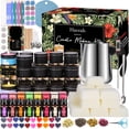thumbnail image 1 of Complete Candle Making Kit, Candle Making Supplies, DIY Arts&Crafts Kits Gift For Adults,Beginners,Including Bees Wax,Wicks,Rich Scents,Wick Clips,550ml Melting WaxPouring Pot,Thermometer,Spoon Etc, 1 of 8
