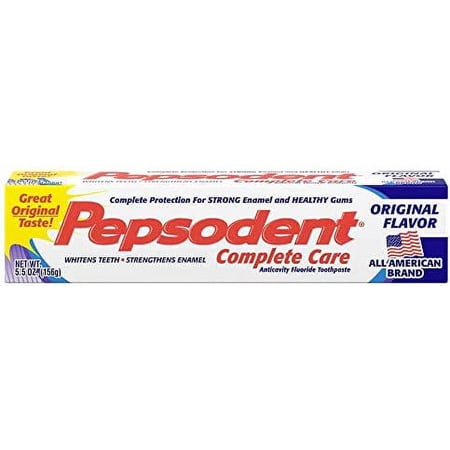 Pepsodent Complete Care Original Flavor Toothpaste, 5.5 Oz, 10 Pack