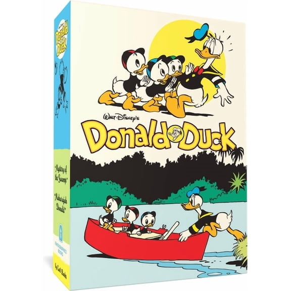 Complete Carl Barks Disney Library Walt Disney's Donald Duck Gift Box Set Mystery of the Swamp & Maharajah Donald: Vols. 3 & 4, (Hardcover)