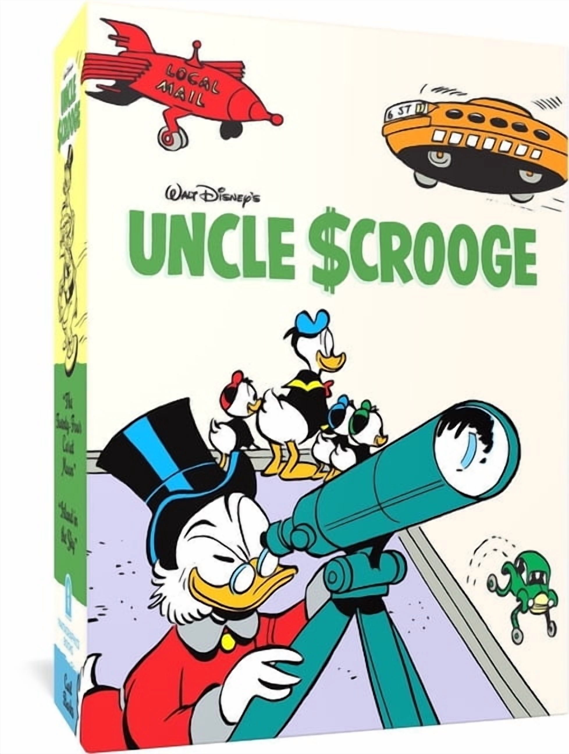 Complete Carl Barks Disney Library Walt Disney's Uncle Scrooge Gift Box Set the Twenty-Four Carat Moon & Island in the Sky: Vols 22 and 24, (Hardcover)