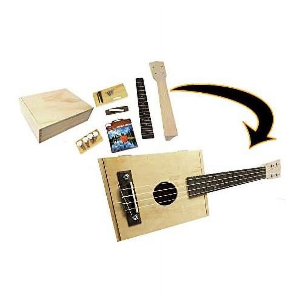 Complete Cigar Box Ukulele Kit Easily Build Your Own Cigar Box Uke! All Parts, Hardware