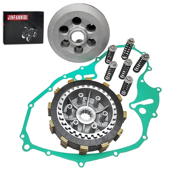 Complete Clutch Kit w/ Pressure Plate & Gasket | Fits Yamaha Raptor 700 700R YFM700R 2006-2021