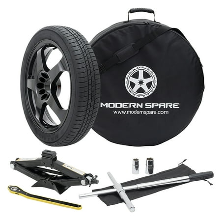 Complete Compact Spare Tire Kit w/ Carrying Case - Fits All 1997-2013 Chevrolet Corvette Models (C5 And C6) - Modern Spare