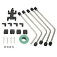 Complete Coolant Crossover Steam Vent Kit Stainless Steel for LS1 LS2