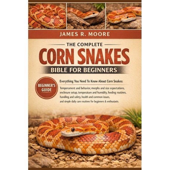 James R. Moore The Complete Corn Snakes Bible for Beginners: Everything You Need To ...