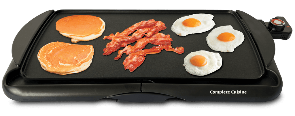 Complete Cuisine 20" Nonstick Electric Griddle with Extra Large Surface