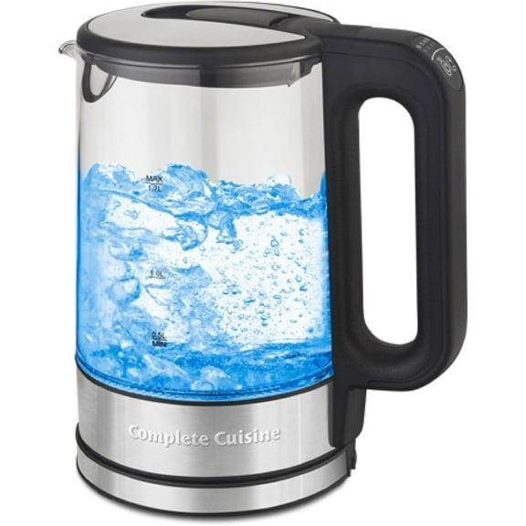 Complete CuisineElectric Kettle with Temp Control, Electric Tea Kettle with Stainless-Steel Heating Element, 1.7 Liters