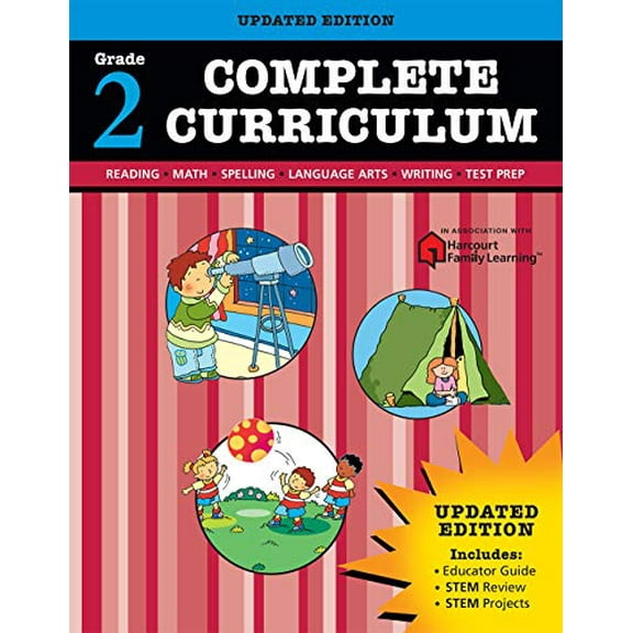 Pre-Owned Complete Curriculum: Grade 2 (Flash Kids Harcourt Family Learning), 9781411480476, 1411480473, Paperback, Revised edition
