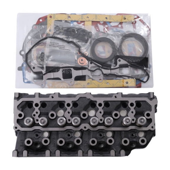 Complete Cylinder Head Assembly & Full Gasket Set For Mitsubishi S4S Engine Part