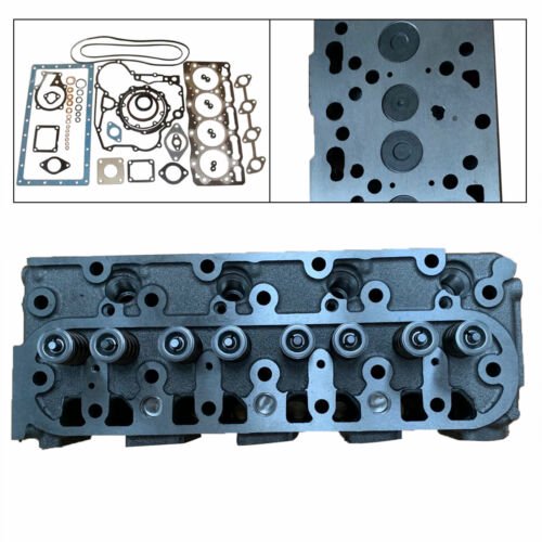 Complete Cylinder Head For Kubota V1505 V1505T V1505E Engine & Full Gasket