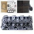thumbnail image 1 of Complete Cylinder Head for Kubota D1105 With Head Gasket RTV1100CW9 RTV1100 D1105 Complete Cylinder Head&Gasket for Kubota RTV1100 RTV1100CW9 RTV1140CPX Complete Cylinder Head Valves Full Gasket Kit, 1 of 7