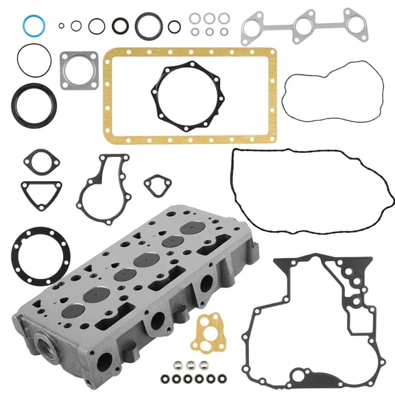 Complete Cylinder Head w/ Full Gasket Set fit for Kubota D902 Engine RTV900 Tractors