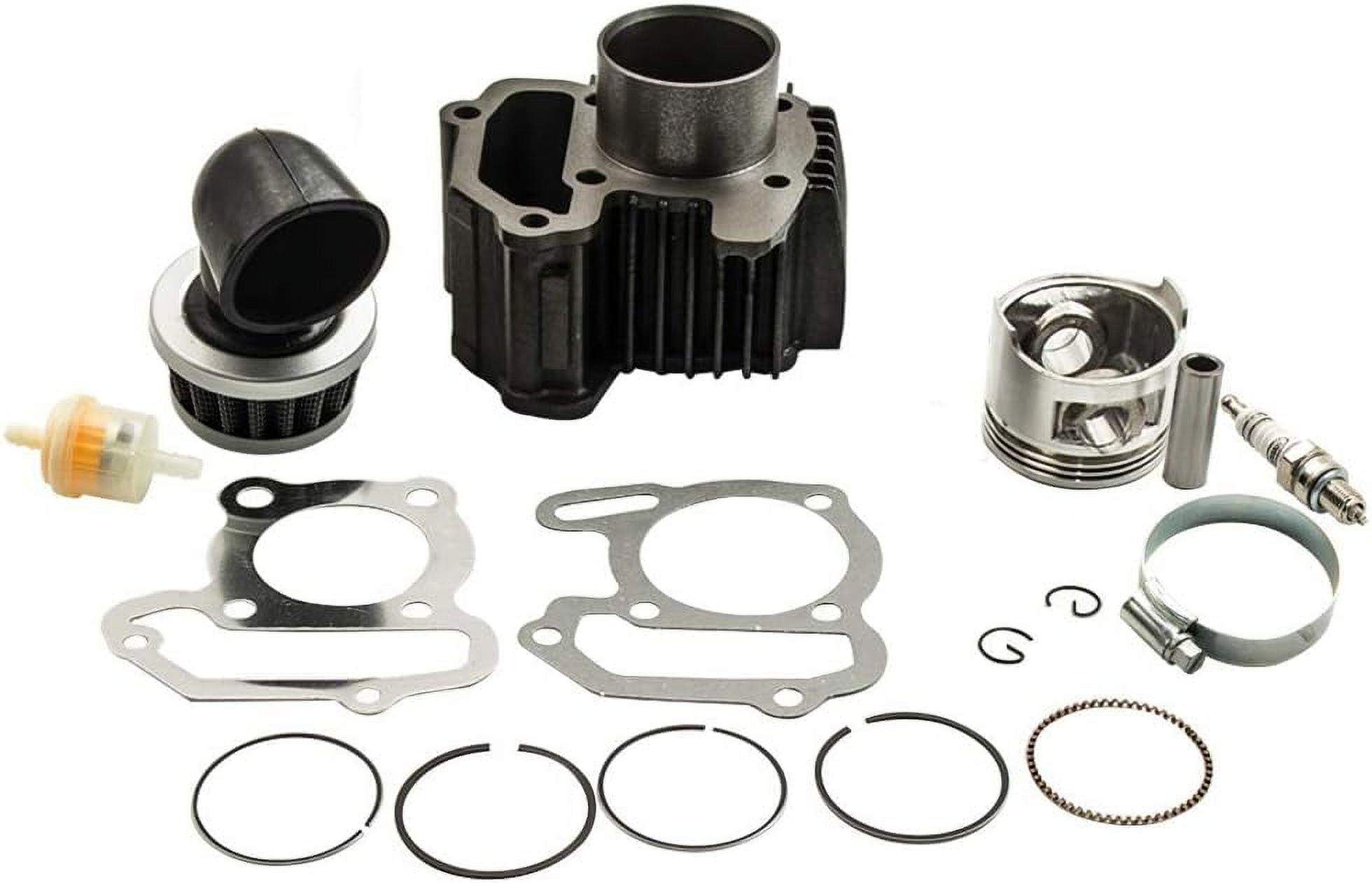 Complete Cylinder Top End Rebuild Kit with Piston Ring Gasket for