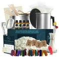 thumbnail image 1 of Complete DIY Candle Making Kit Supplies For Adults and Children - 16 Color Dyes, Fragrances, 12 Lbs. Soy Wax, Melting Pot, Thermometer, Tins, Cotton Wicks, Finger Protectors, Centering Devices & More, 1 of 9