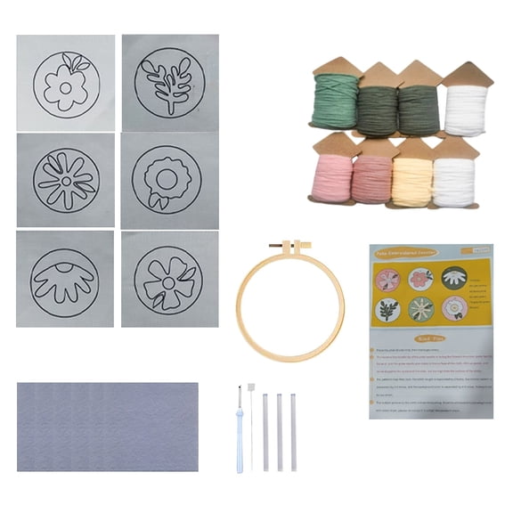 Complete DIY Knitting Kit for Beginners Includes Yarn Needles and Easy Patterns for Crafting