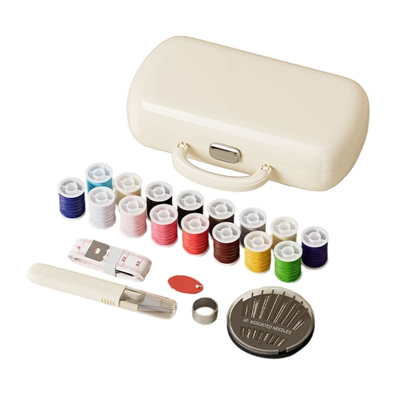 Complete DIY Knitting and Sewing Kit Portable Craft Set for Adults Teens Beginners Handwork Projects