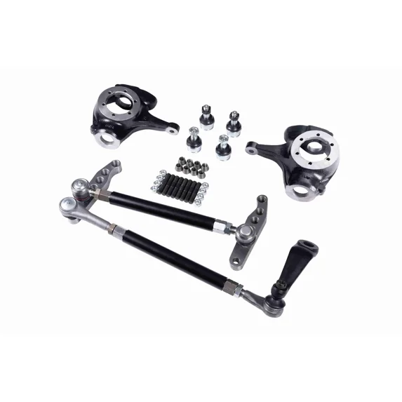 Complete Dana 44 Chevy 10 Bolt High Steer Crossover Steer Kit with Knuckles