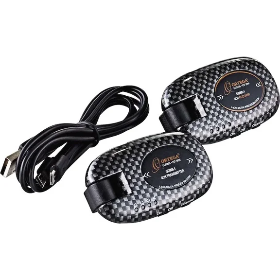 Complete Digital Wireless System for Acoustic & Electric Instruments - 2.4 GHz/ 4 Channel - Transmitter & Receiver - Carbon Design