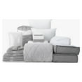thumbnail image 1 of The Complete Dorm Essentials Value Pack in Kyla Gray, 21-Piece Twin XL Bedding Comforter Set, With Bonus Mattress Topper, Sheets, Pillows, 100% Cotton Towels, & Storage by Dawn, 1 of 8