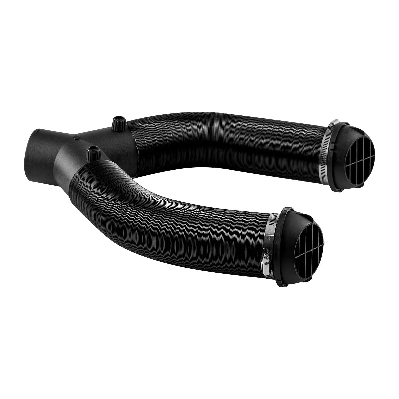 Complete Ducting Set with Y-Branch Connector, Hose Clips Air Pipes Flow Adapters Clamps, Full Ventilation Kit for Dryer Bathroom Fan Vent System