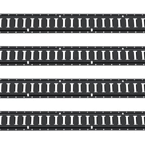 Complete E-Track Rail Kit 4 Rails, 8 Anchors, 4 D-Rings & 2 Straps 2000lbs for Bike & Motorcycle Transport