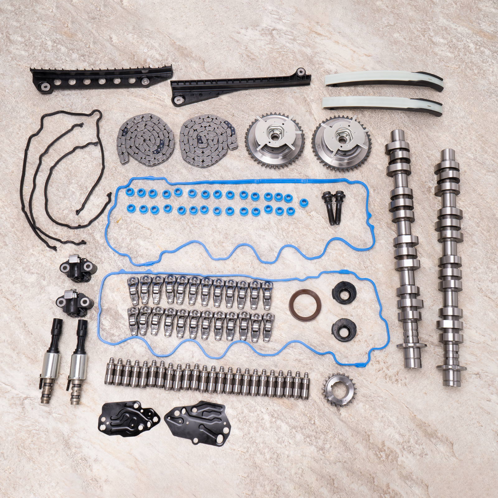 Complete Engine Camshafts, Lifters, Rocker Arms & Timing Chain Kit for ...
