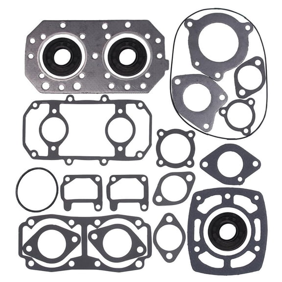 Complete Engine Rebuild Gasket Set with Oil Seals Fits Kawasaki 550 550 SX 1982-1990 1-Pack
