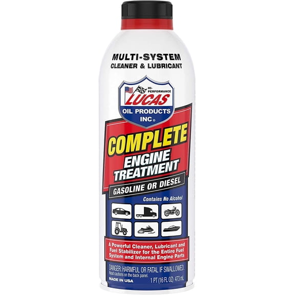 Complete Engine Treatment, Cleans & Lubricates, 16-oz.