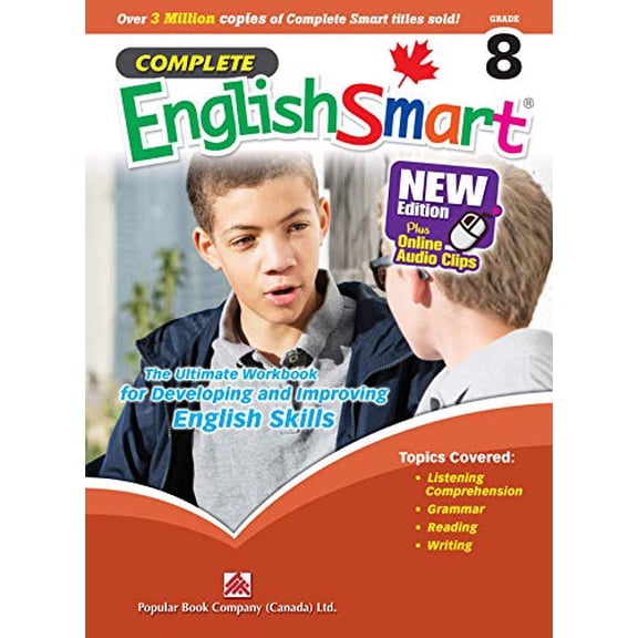 Pre-Owned Complete Englishsmart (New Edition) Grade 8: Canadian Curriculum English Workbook (Paperback) 1771492759 9781771492751