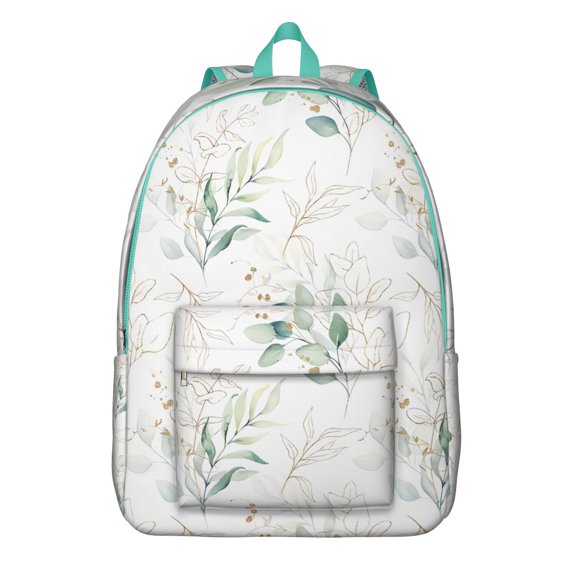 Complete Floral Print Backpack with Protective Features, Great for Students and Working Professionals, Comfortable Carry, Congratulatory Gift for Success