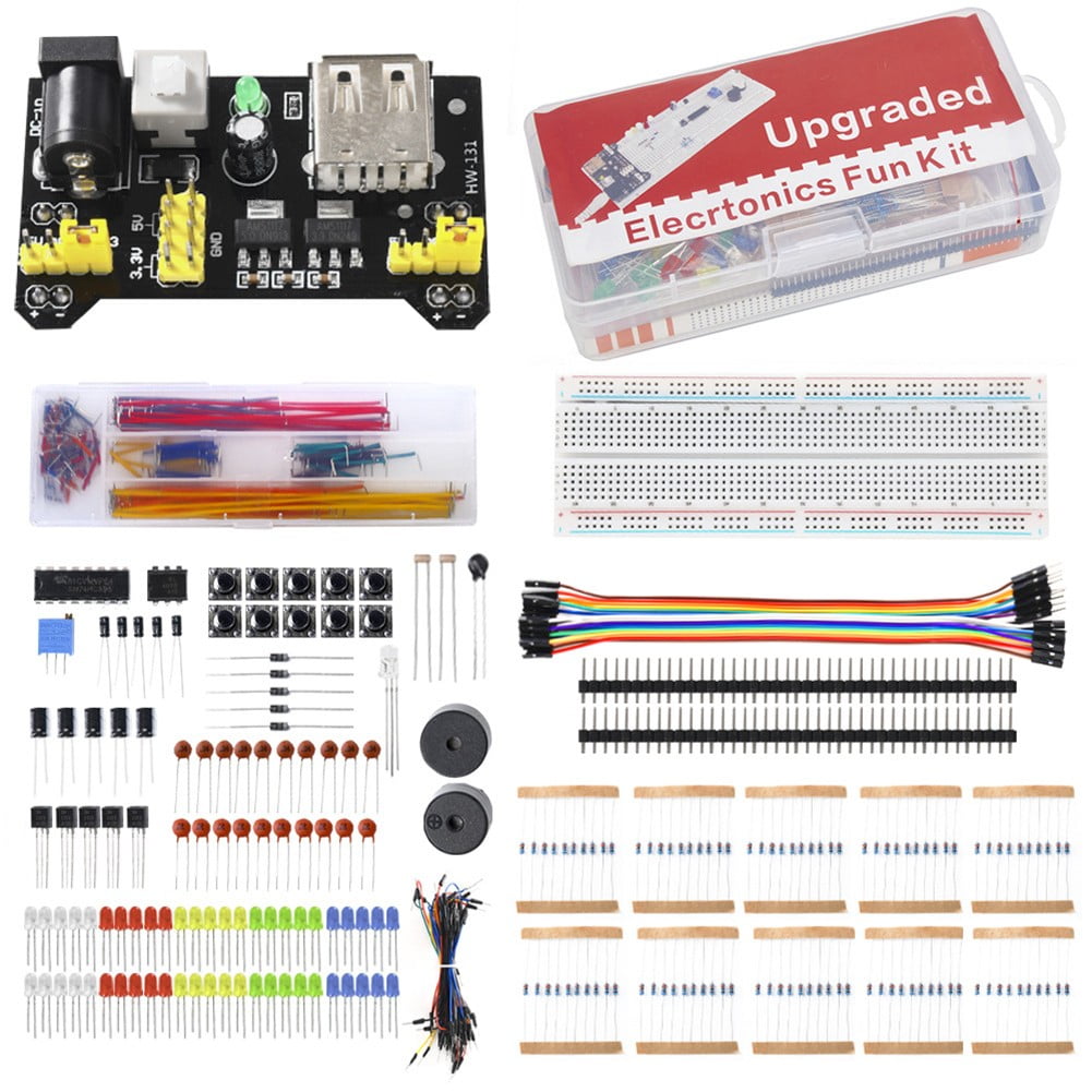 Complete For Starter Kit Breadboard With 830 Connection Points, Power Module