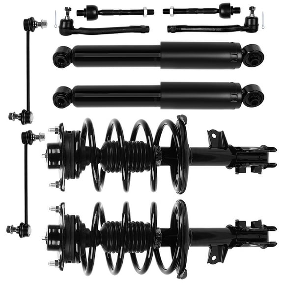 Complete Front Rear Struts Coil Spring Assembly Compatible For 2010-2013 for Kia Forte/Kia Forte Koup 172721, ES800229, ES800230, EV800228, K750032 Replacement Shock Absorbers cciyu