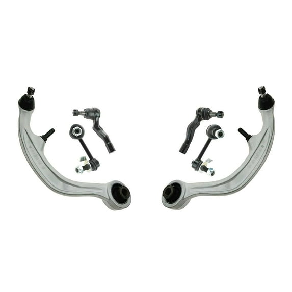 Complete Front Suspension 6 Pc Kit Lower Control Arm & Ball Joint Sway Bars Outer Tie Rod Ends Compatible with RWD Models Fits select: 2003-2007 INFINITI G35, 2003-2009 NISSAN 350Z