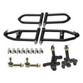 thumbnail image 1 of Complete Front Suspension Steering Kit for ATV Quad Go Kart Buggy Trike 4 Wheelers 50cc 70cc 90cc 110cc 125cc 150cc – Upper & Lower A-Arms, Spindles, Tie Rod Ends, and Shock Mount Brackets Set, 1 of 8